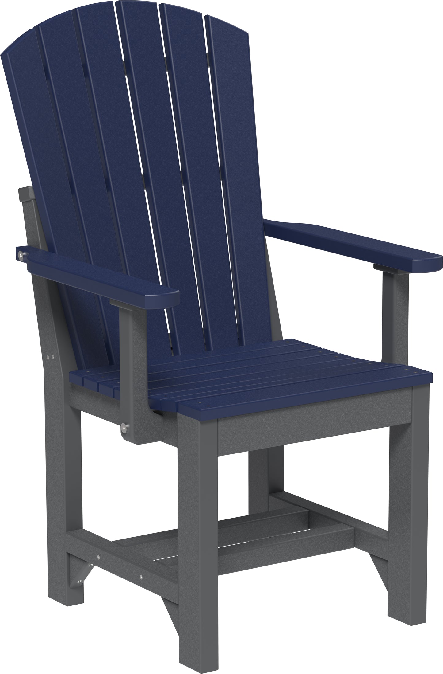 Adirondack Arm Chair Patriot Blue & Slate / Dining Height
