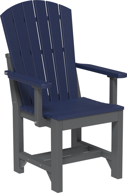Adirondack Arm Chair Patriot Blue & Slate / Dining Height
