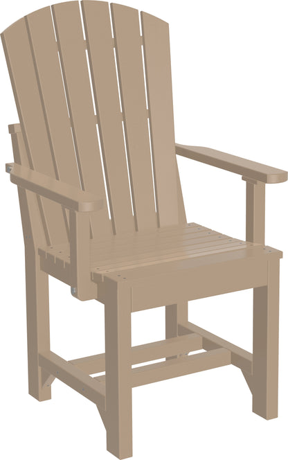 Adirondack Arm Chair Weatherwood / Dining Height