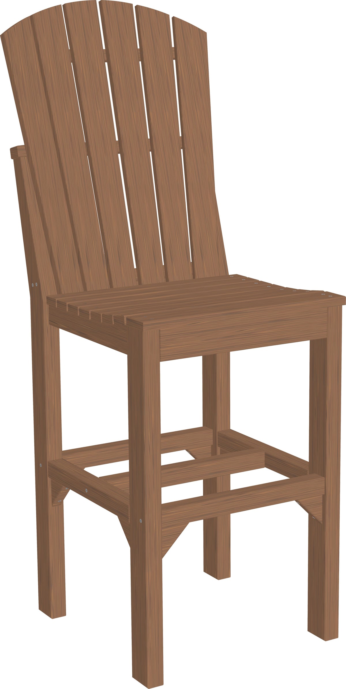 Adirondack Side Chair Antique Mahogany / Bar Height