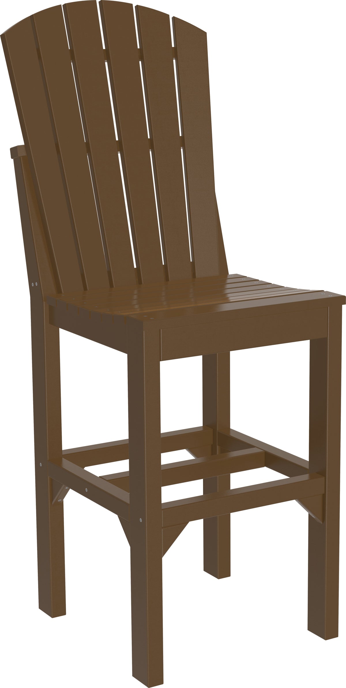 Adirondack Side Chair Chestnut Brown / Bar Height