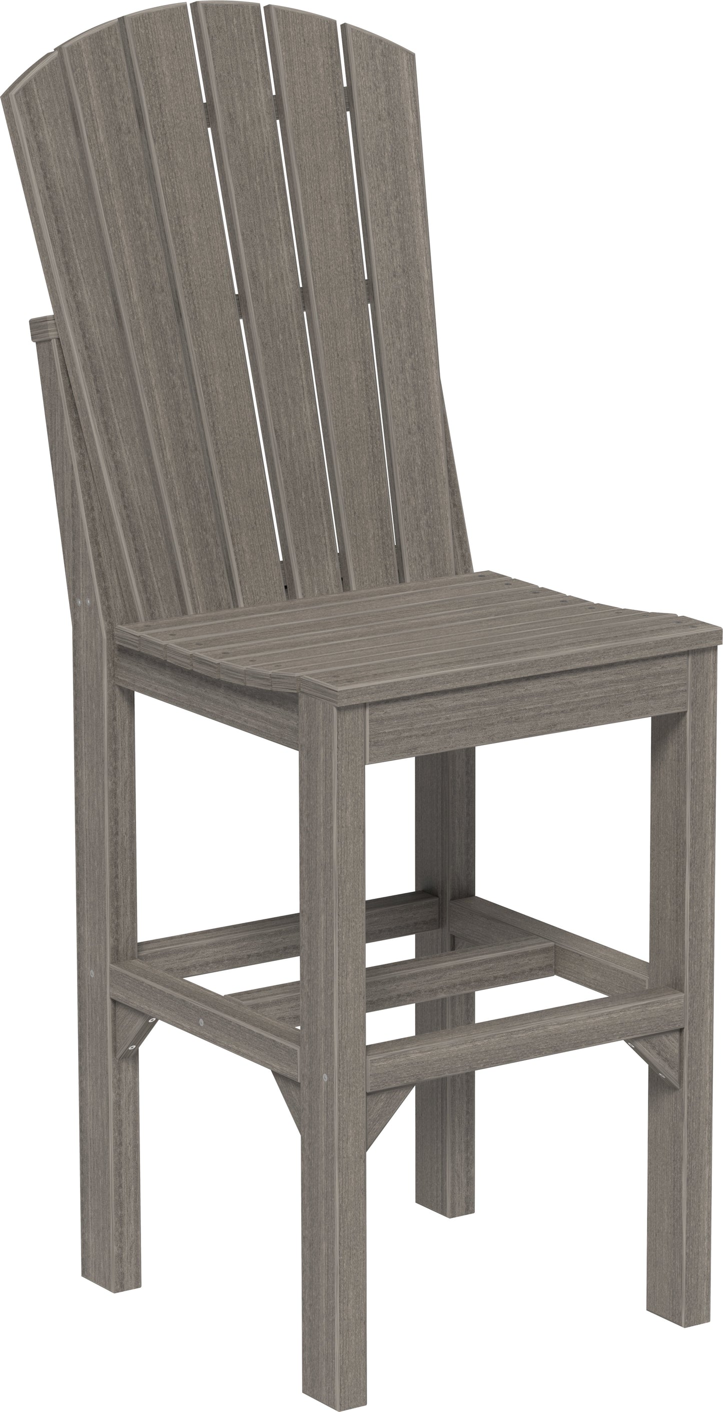 Adirondack Side Chair Coastal Gray / Bar Height