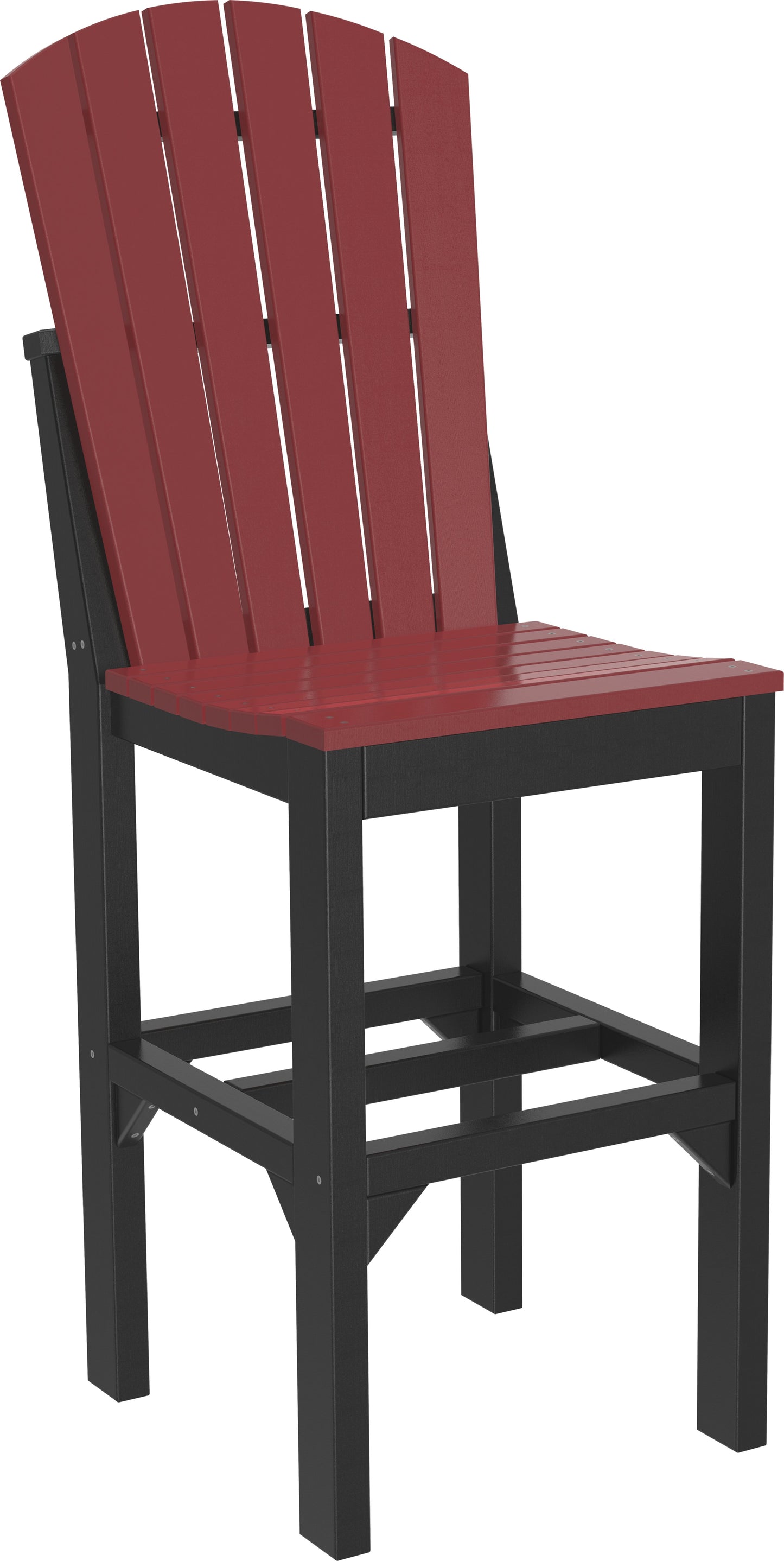 Adirondack Side Chair Cherrywood & Black / Bar Height