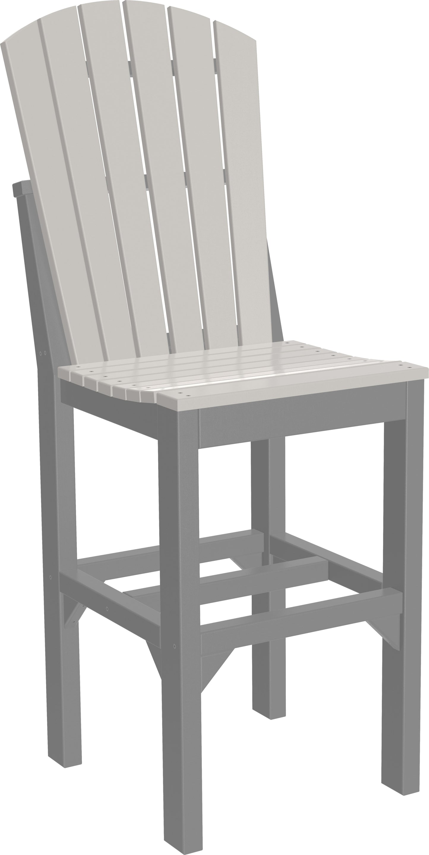 Adirondack Side Chair Dove Gray & Slate / Bar Height