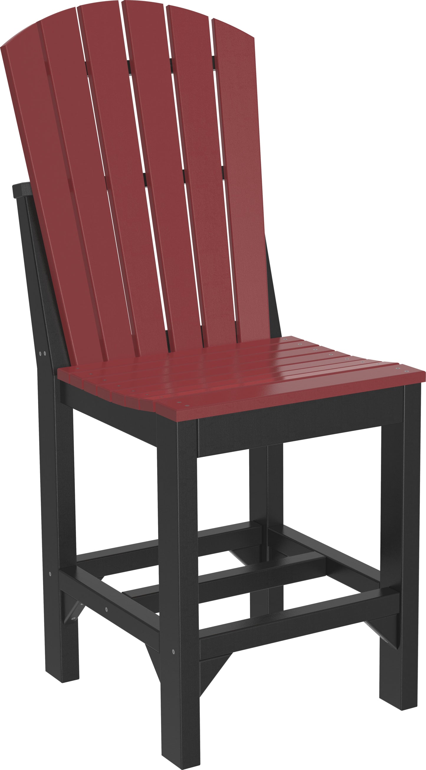 Adirondack Side Chair Cherrywood & Black / Counter Height