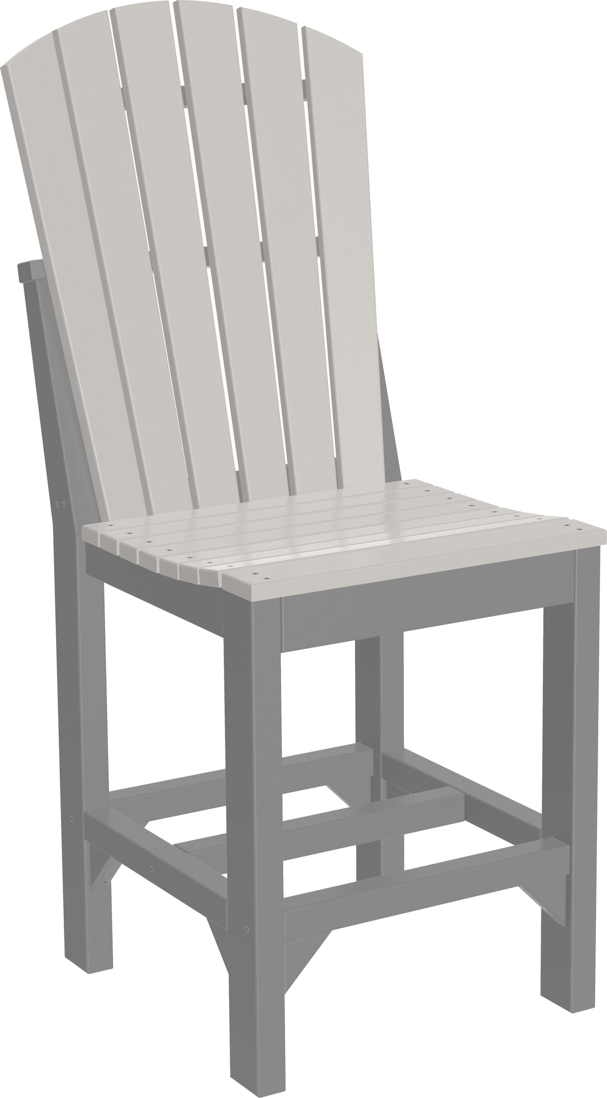 Adirondack Side Chair Dove Gray & Slate / Counter Height