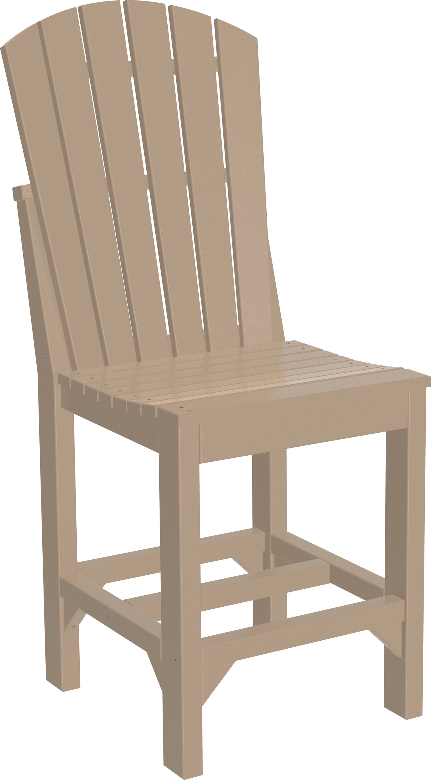 Adirondack Side Chair Weatherwood / Counter Height