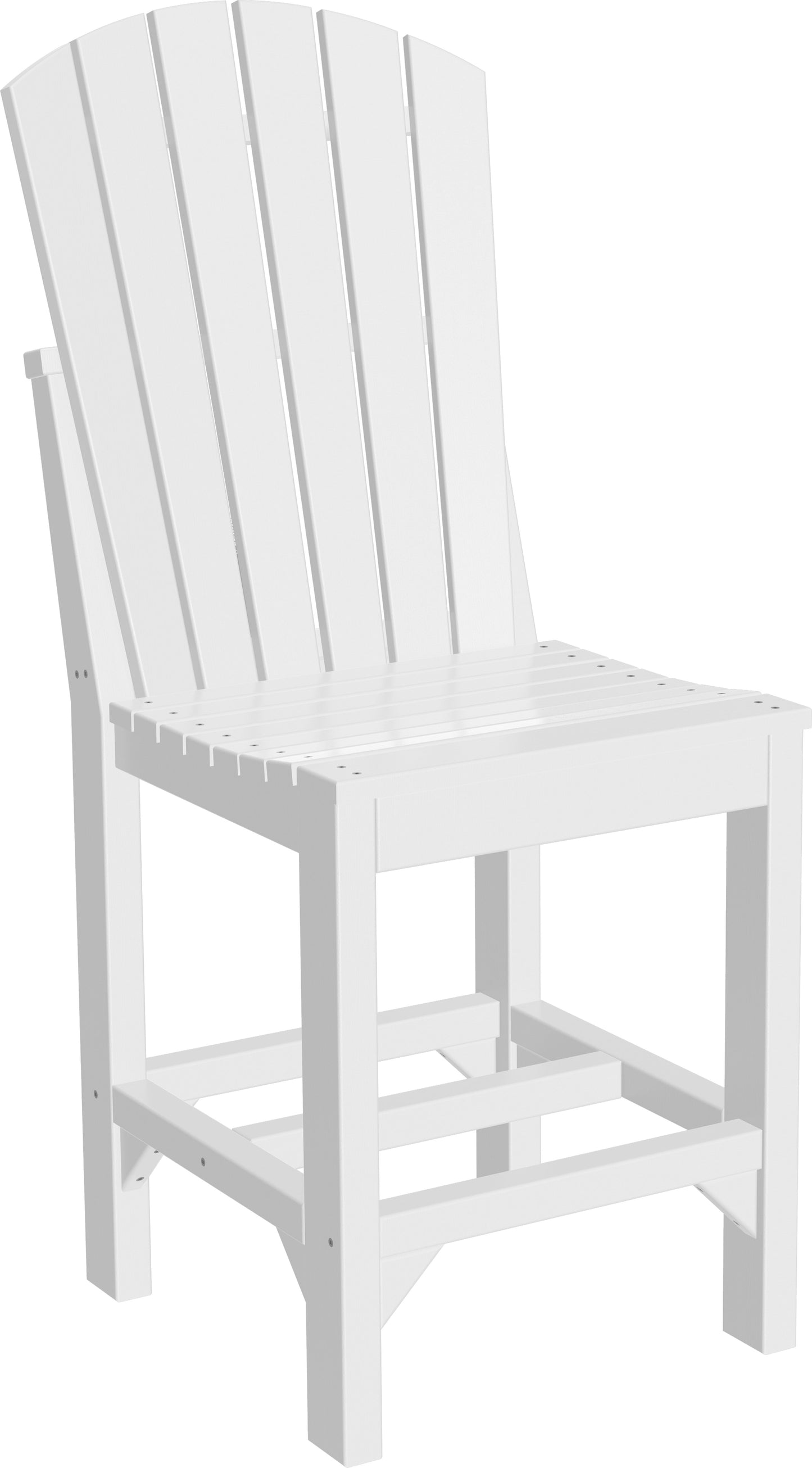 Adirondack Side Chair White / Counter Height