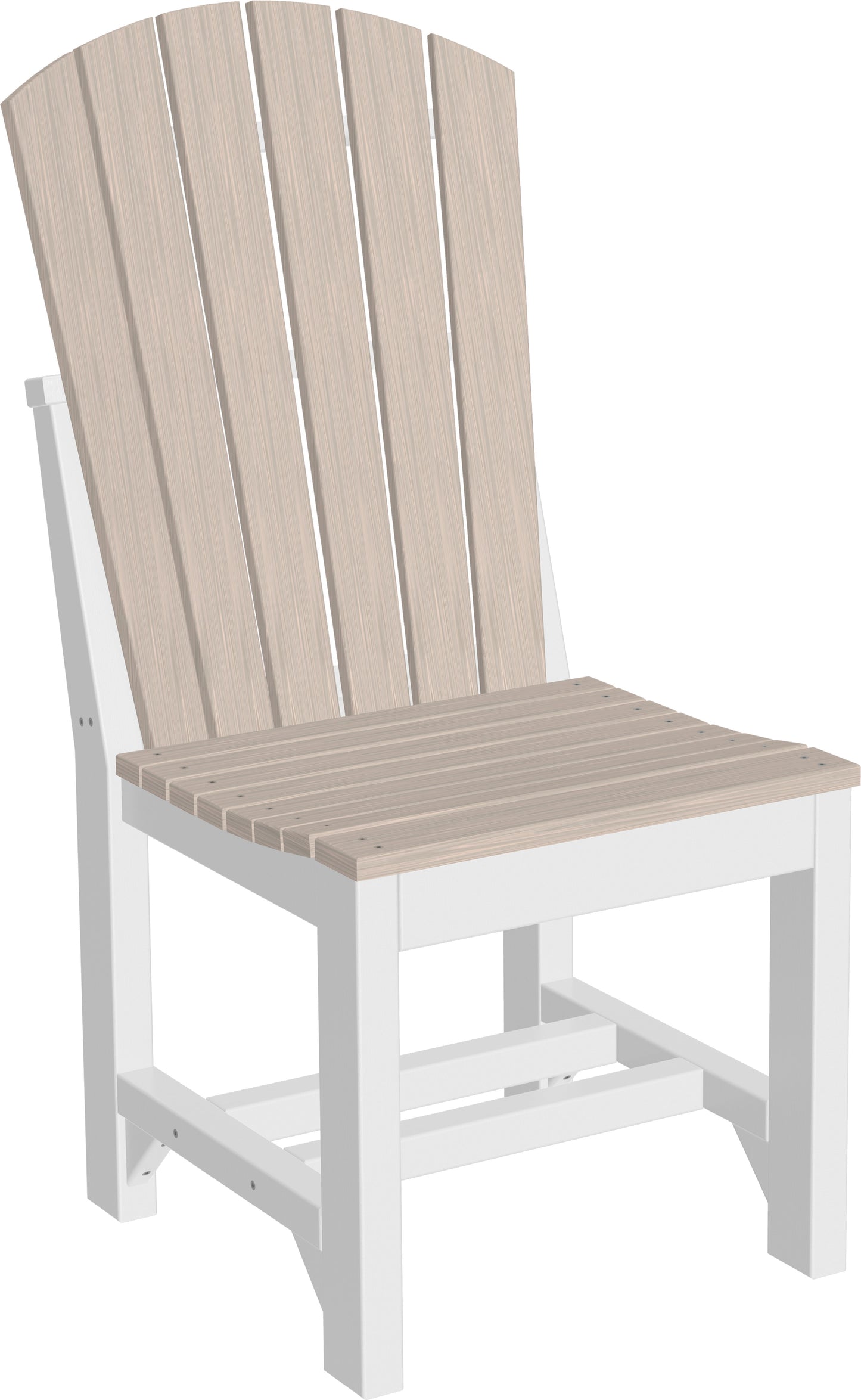 Adirondack Side Chair Birch & White / Dining Height