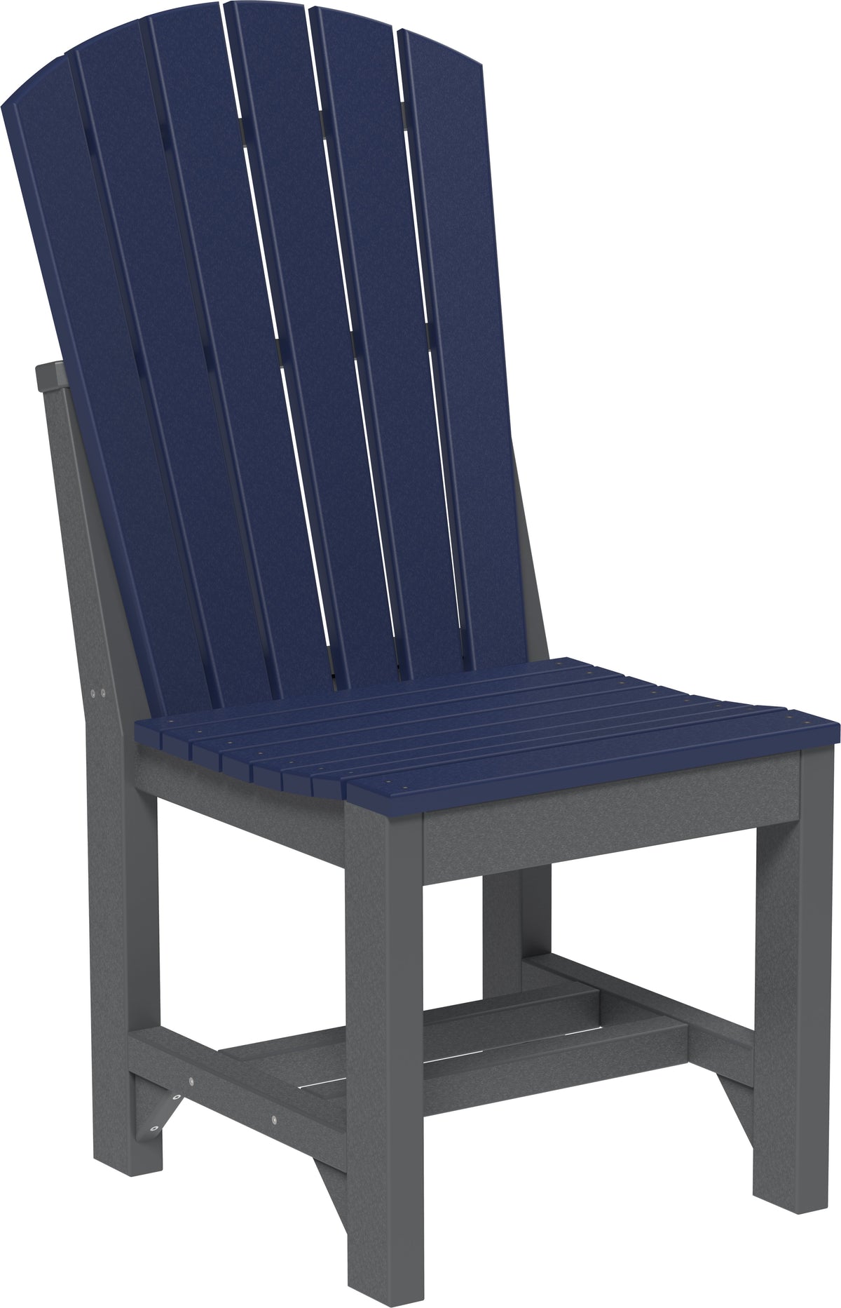 Adirondack Side Chair Patriot Blue & Slate / Dining Height
