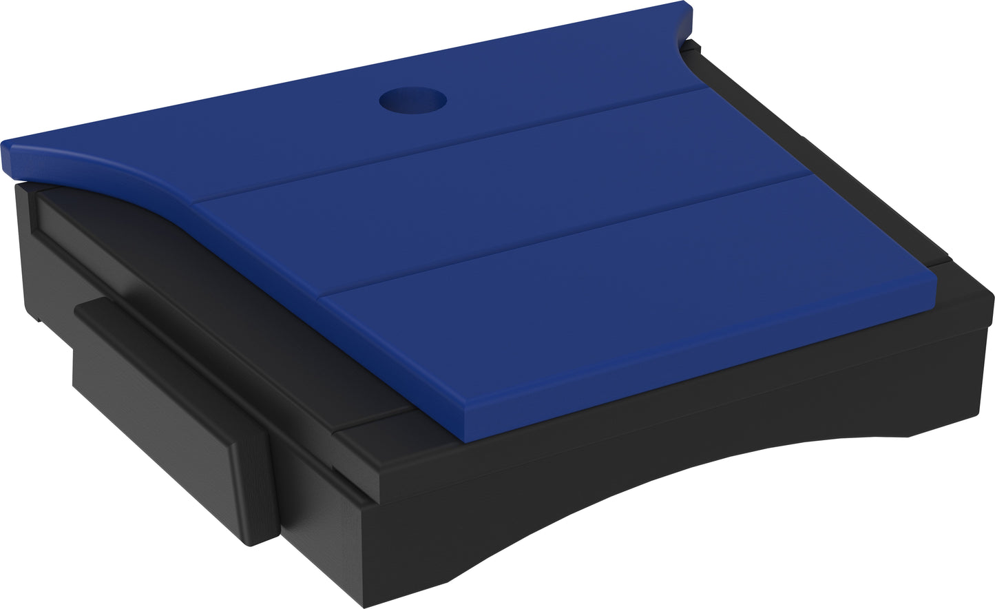 Balcony Tete-a-Tete Table Blue & Black