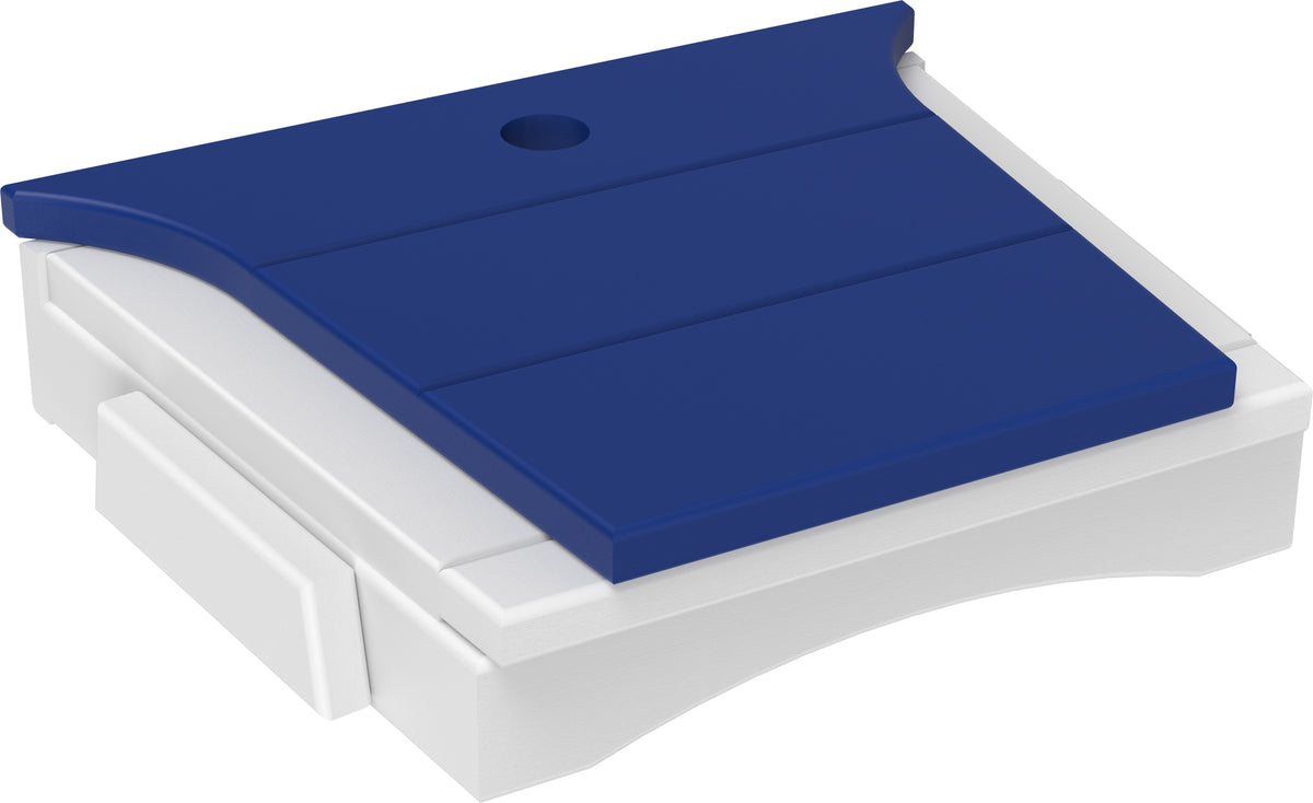 Balcony Tete-a-Tete Table Blue & White