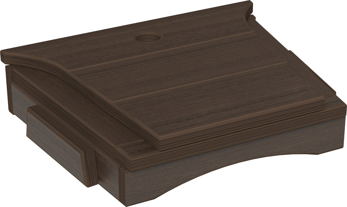 Balcony Tete-a-Tete Table Brazilian Walnut