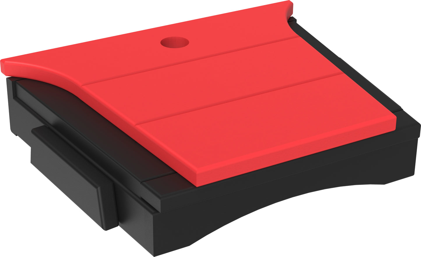 Balcony Tete-a-Tete Table Red & Black