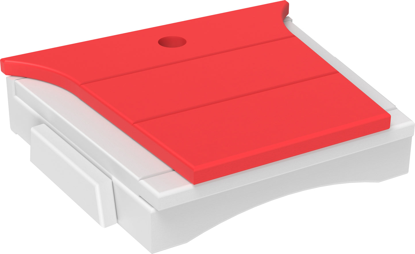 Balcony Tete-a-Tete Table Red & White