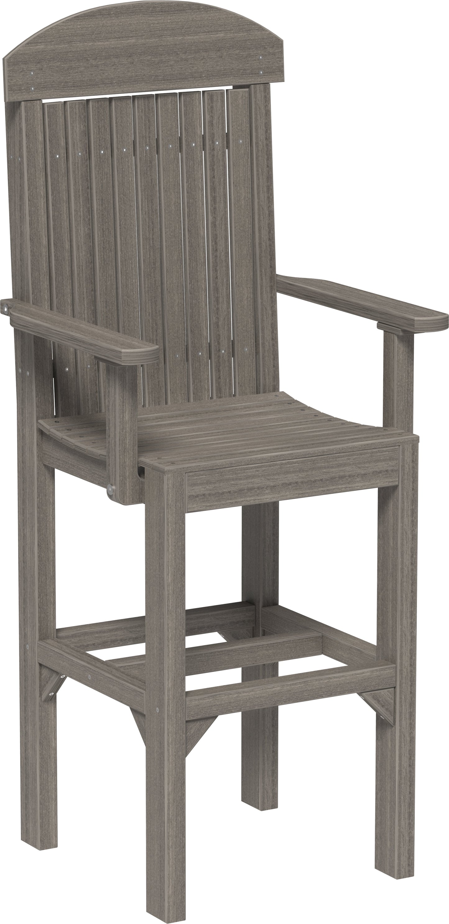 Classic Arm Chair Coastal Gray / Bar Height