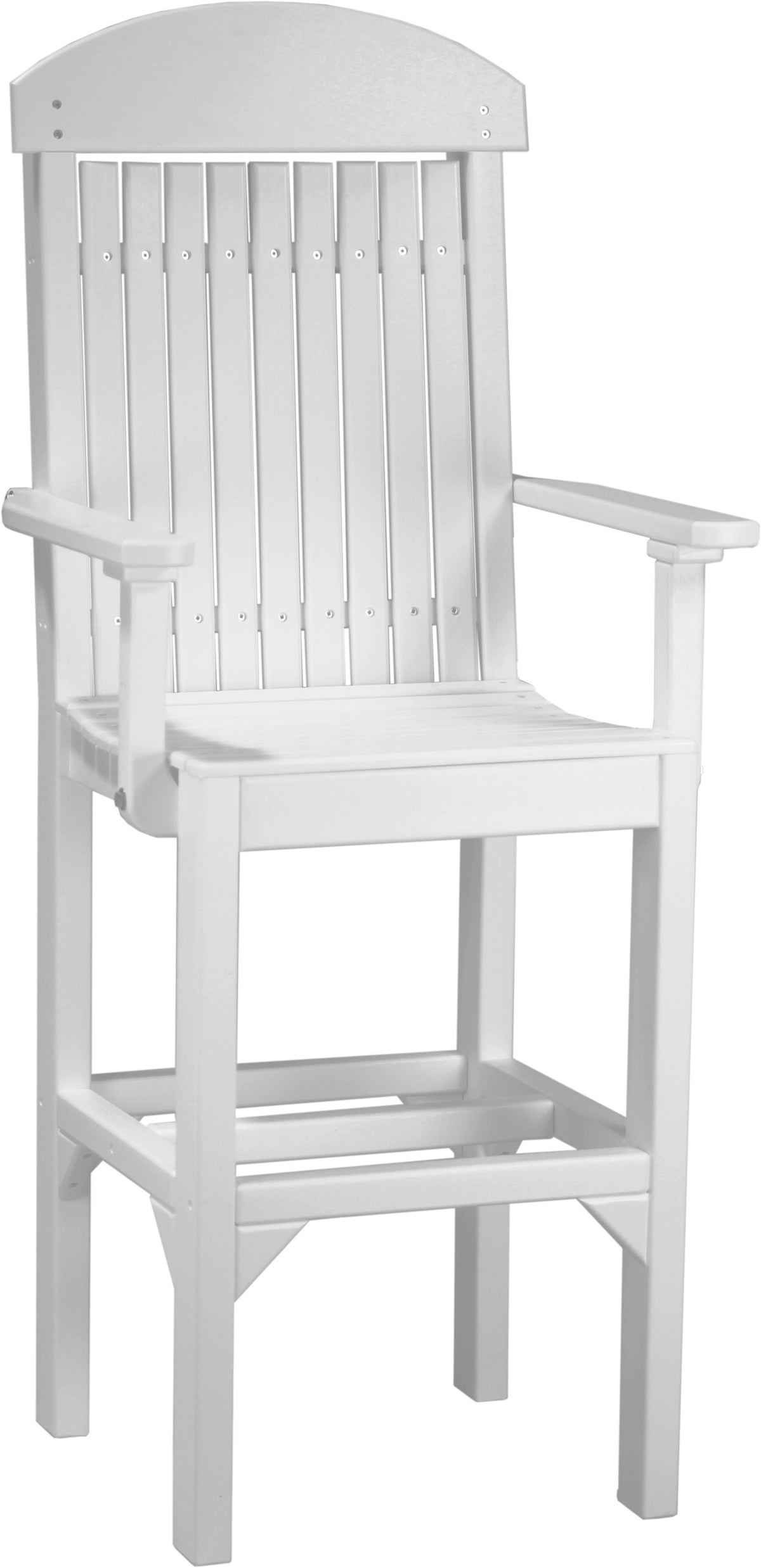 Classic Arm Chair White / Bar Height