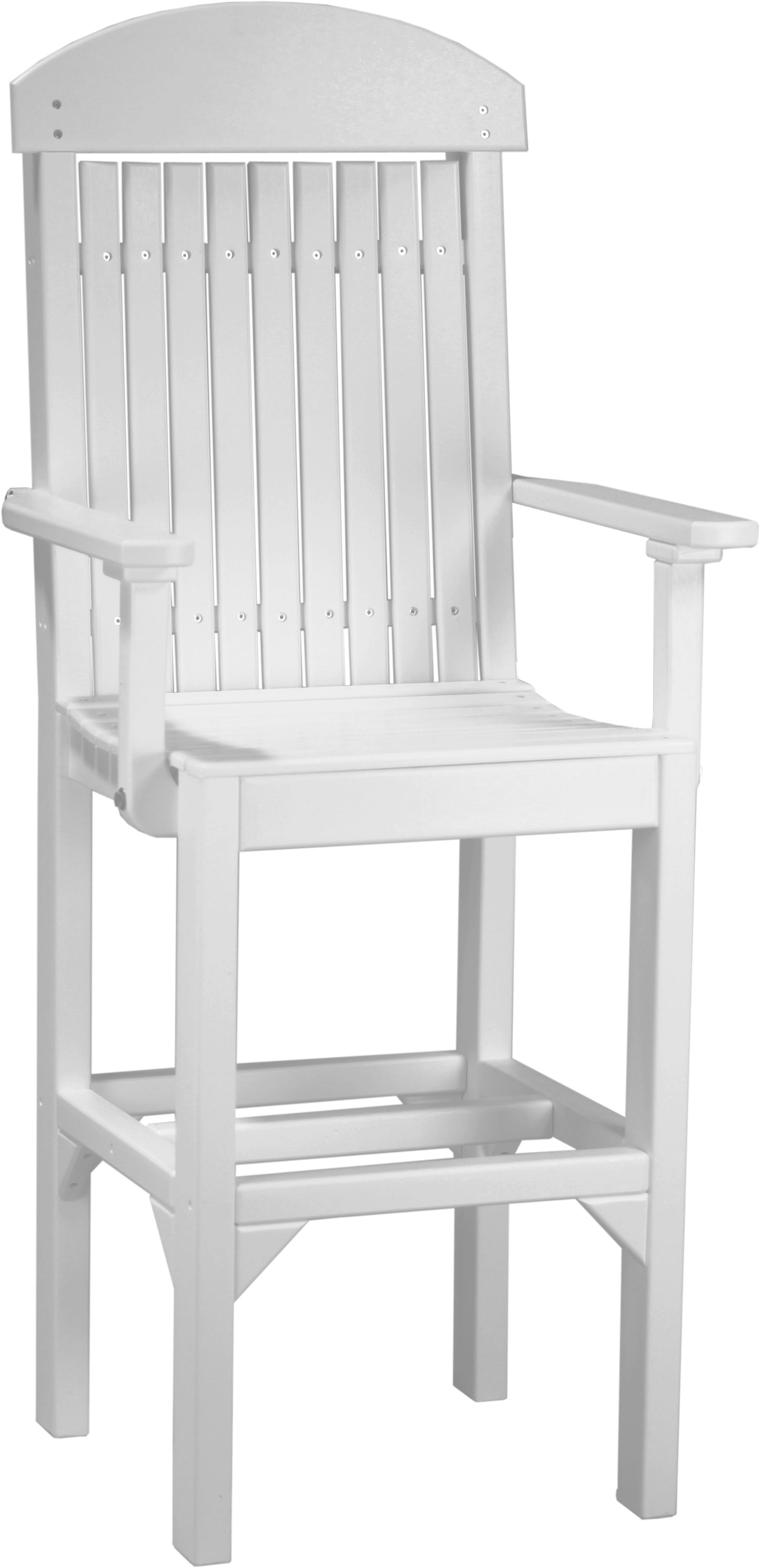 Classic Arm Chair White / Bar Height