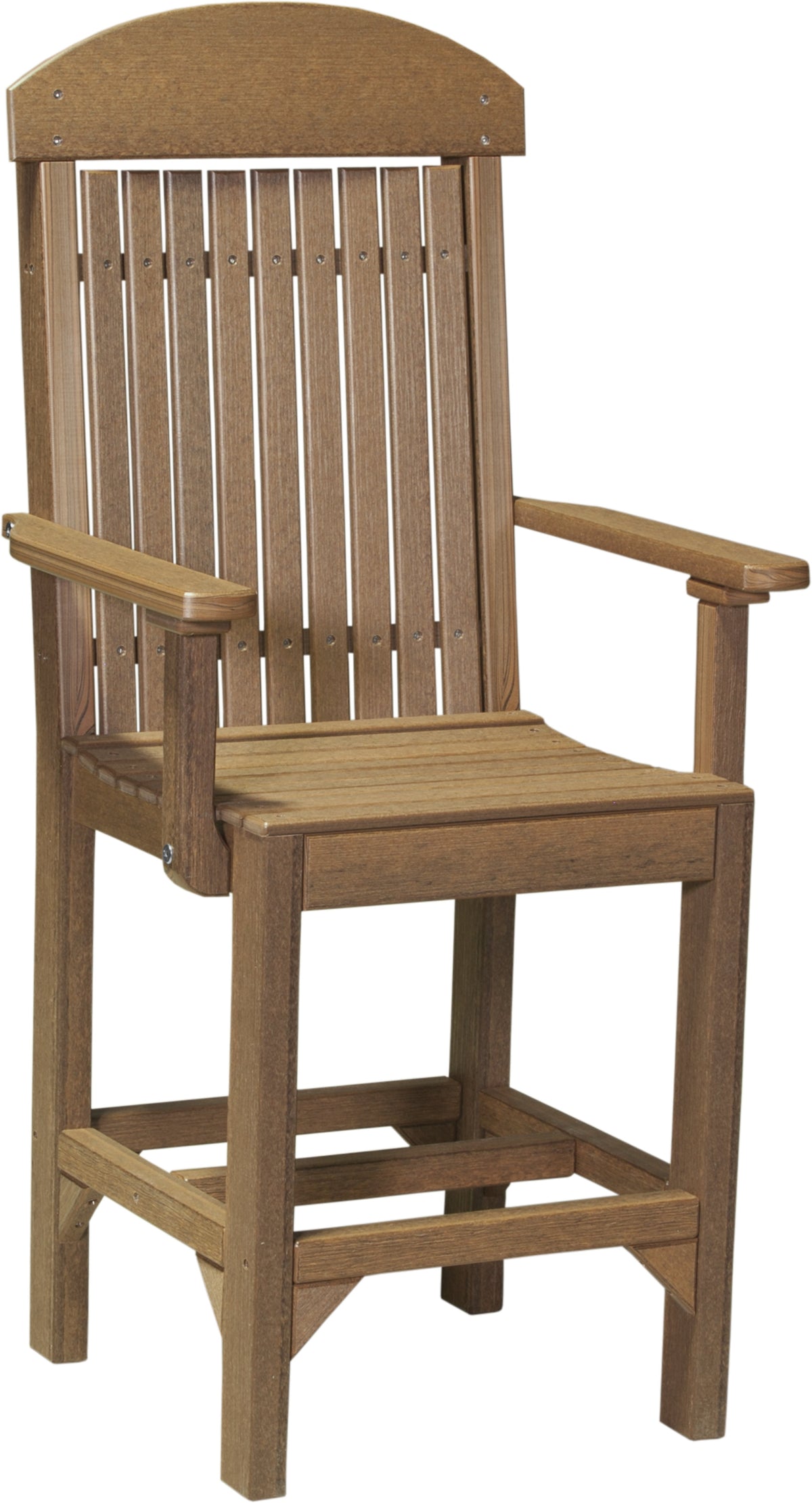 Classic Arm Chair Antique Mahogany / Counter Height