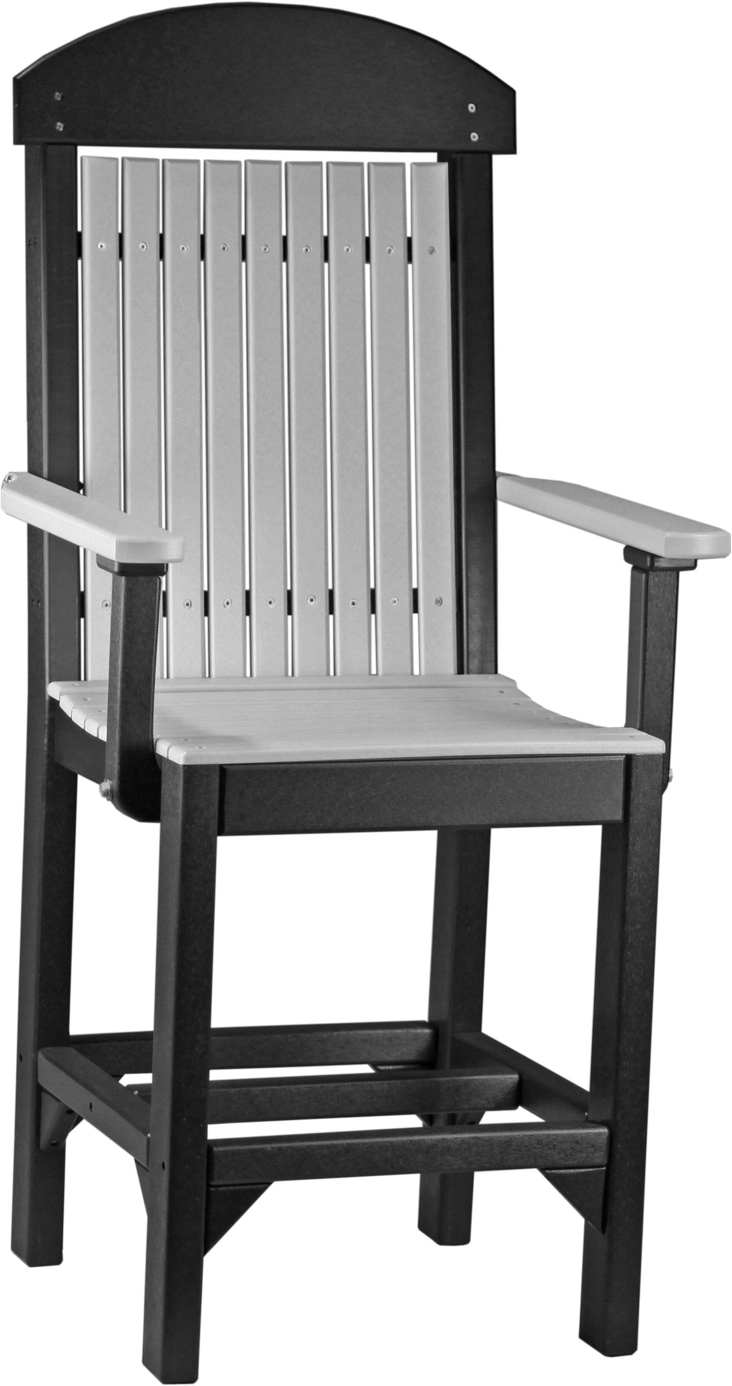 Classic Arm Chair Dove Gray & Black / Counter Height