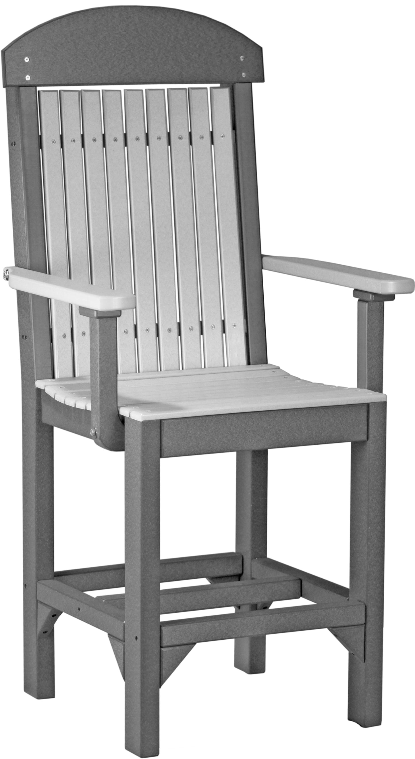 Classic Arm Chair Dove Gray & Slate / Counter Height