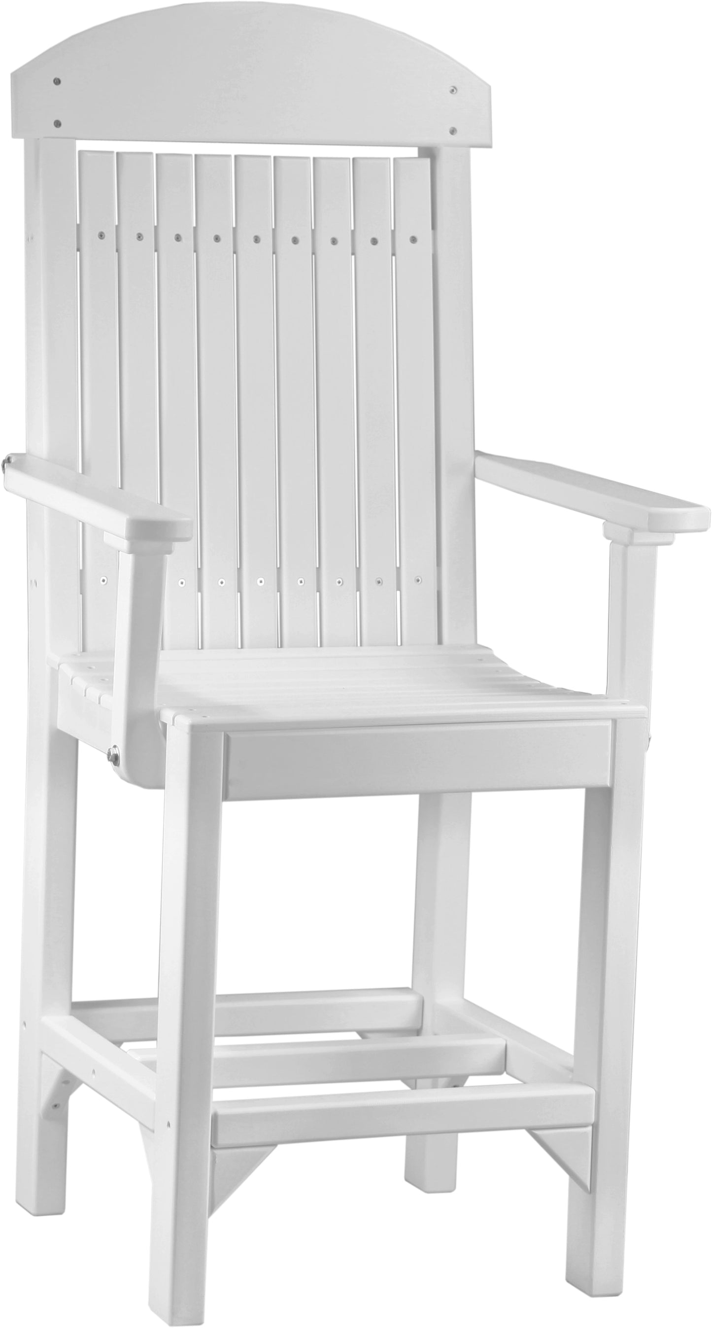 Classic Arm Chair White / Counter Height