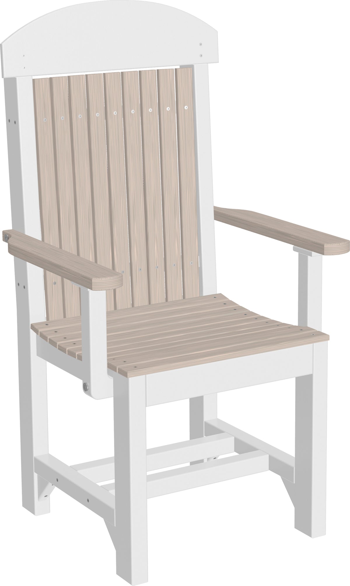 Classic Arm Chair Birch & White / Dining Height