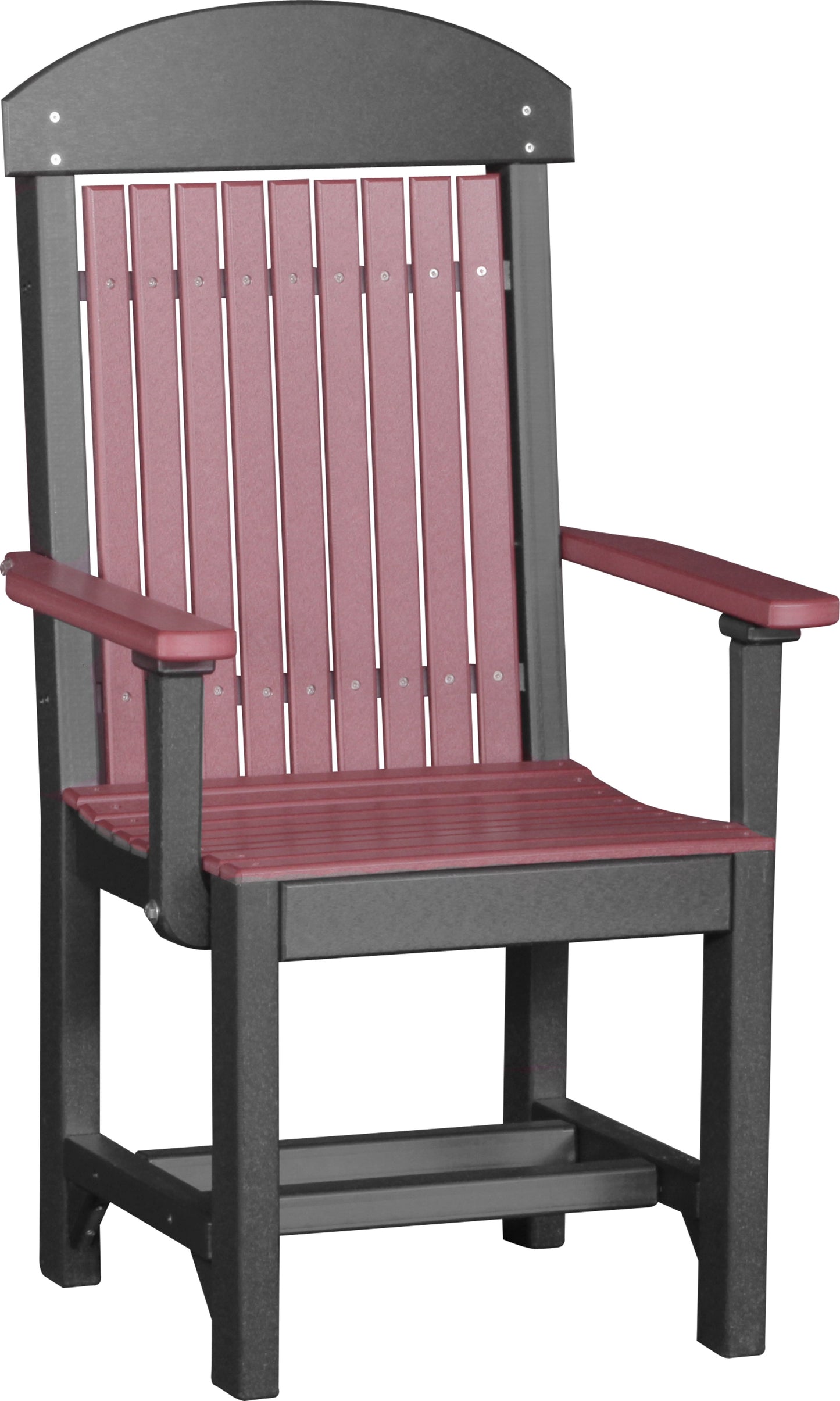 Classic Arm Chair Cherrywood & Black / Dining Height
