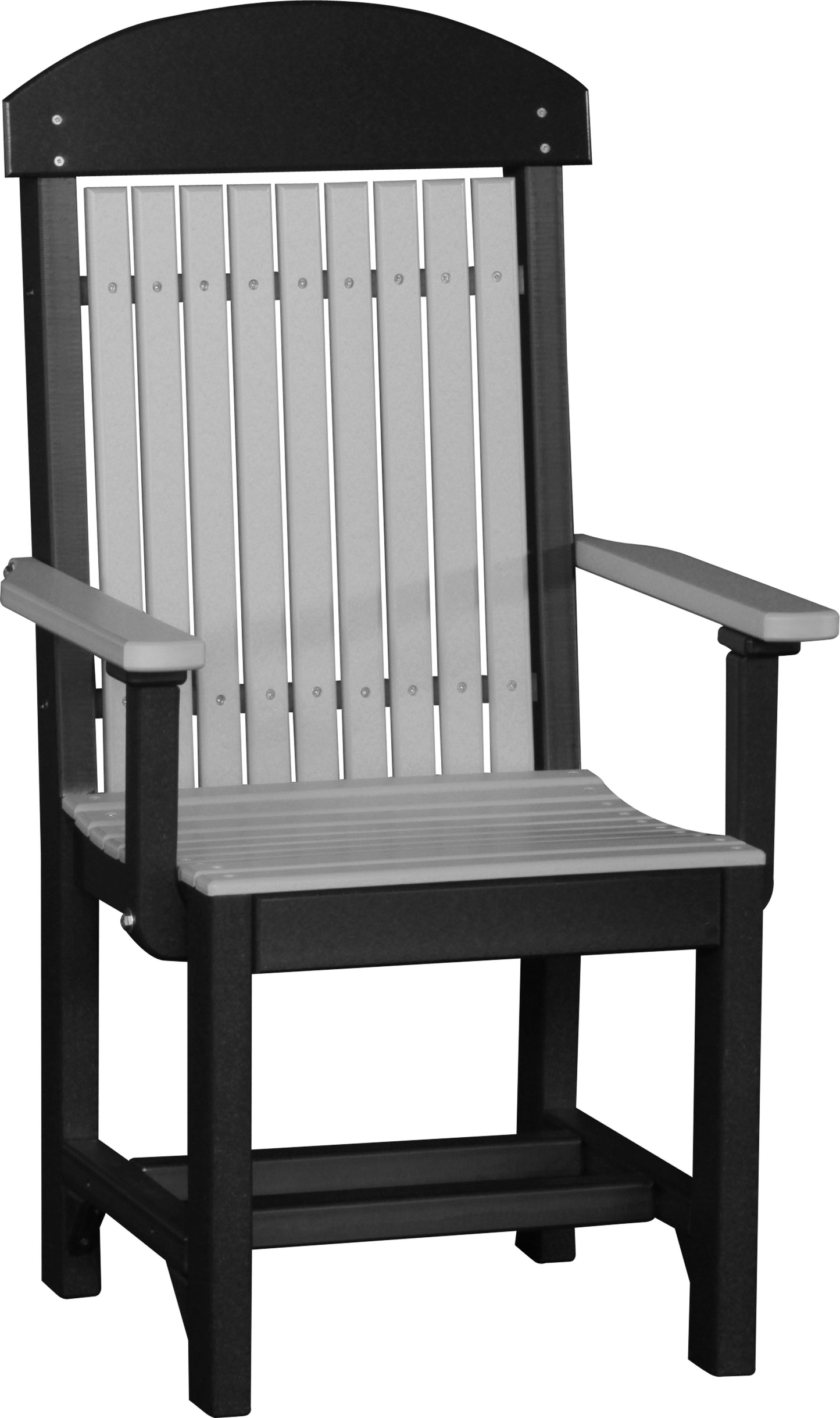 Classic Arm Chair Dove Gray & Black / Dining Height