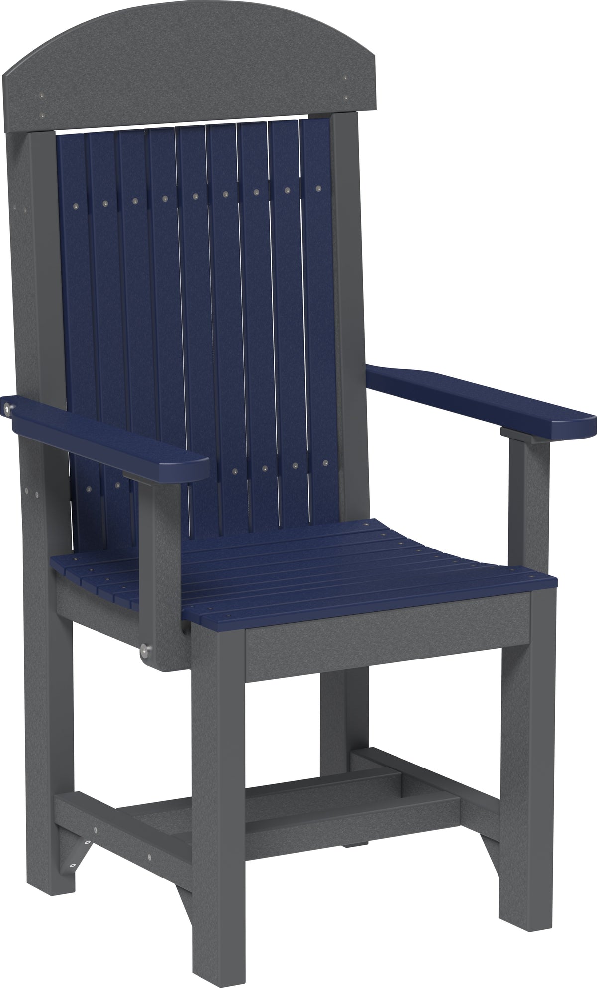 Classic Arm Chair Patriot Blue & Slate / Dining Height