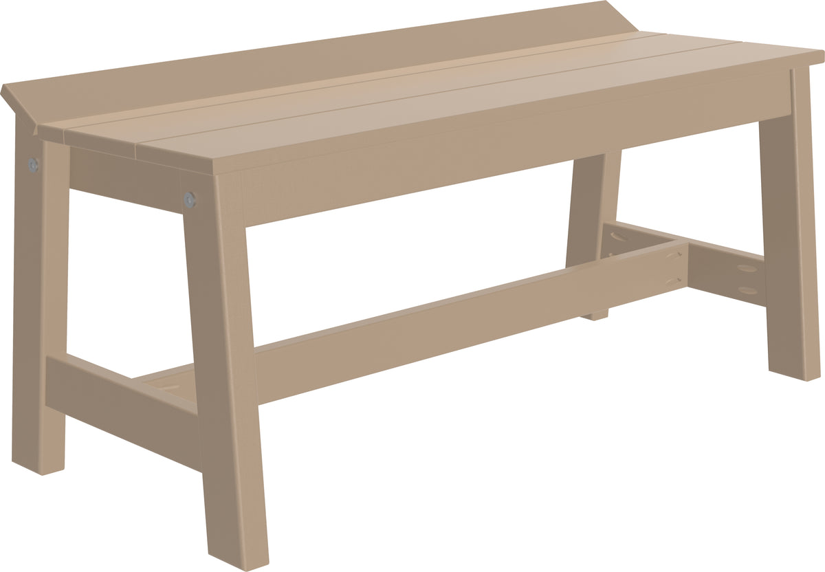 Café Dining Bench (41") Weatherwood