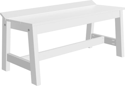 Café Dining Bench (41") White