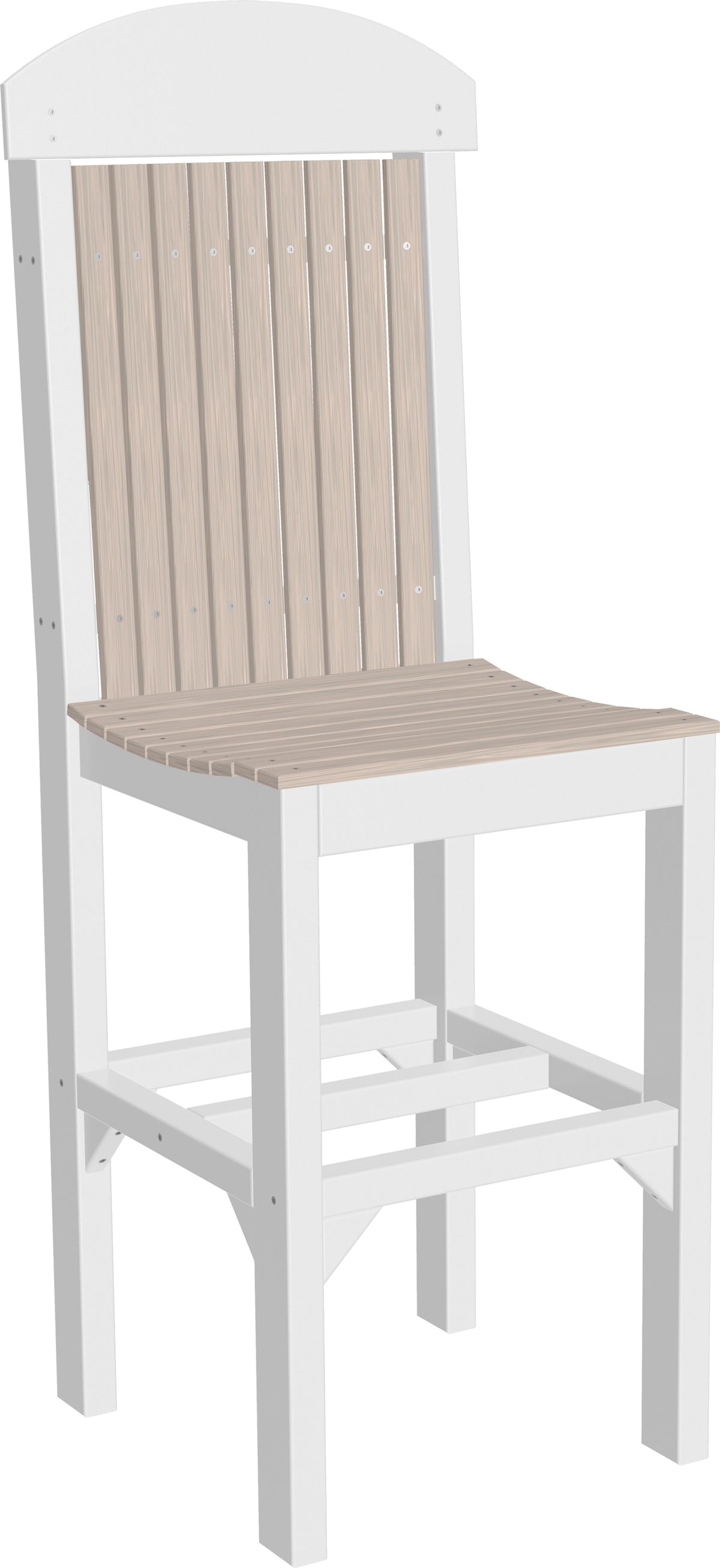 Classic Side Chair Birch & White / Bar Height
