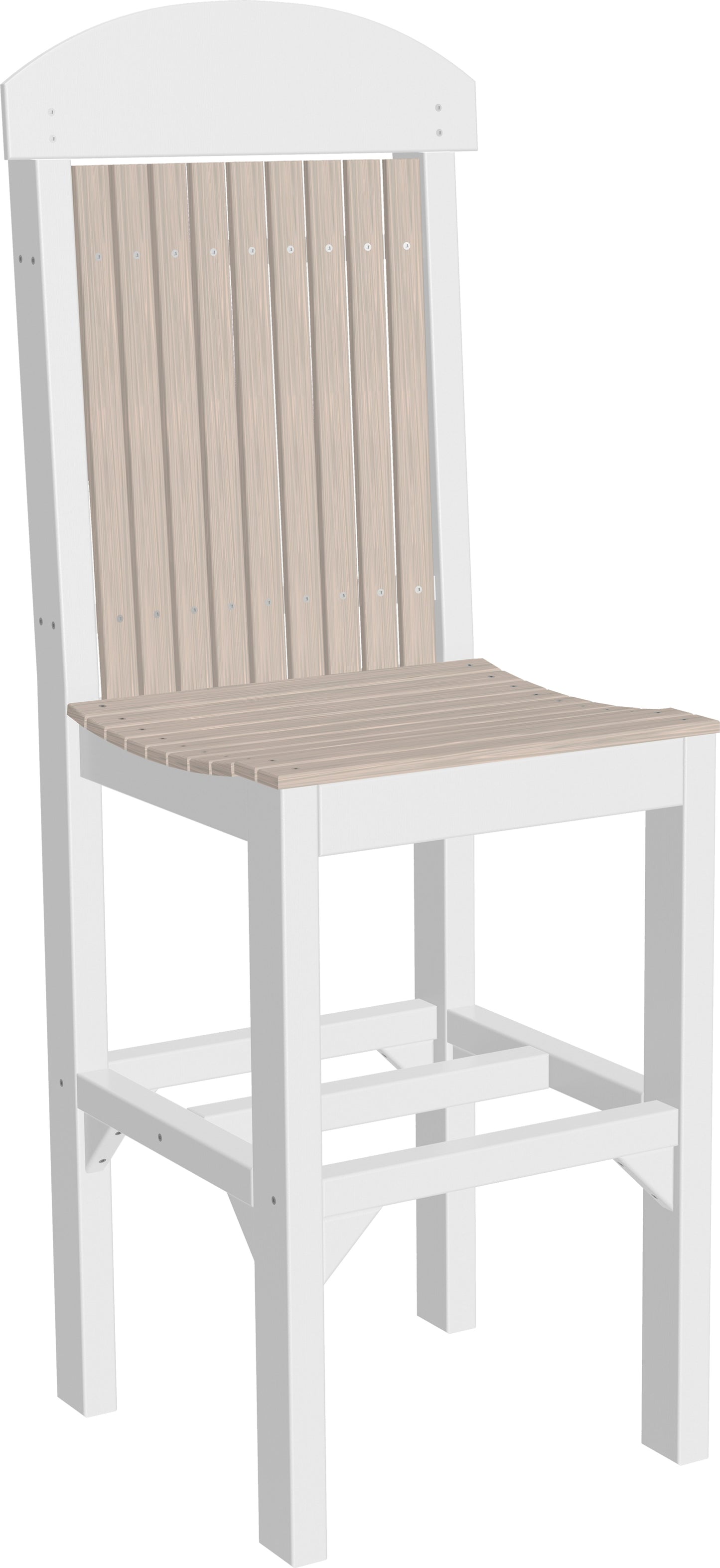 Classic Side Chair Birch & White / Bar Height
