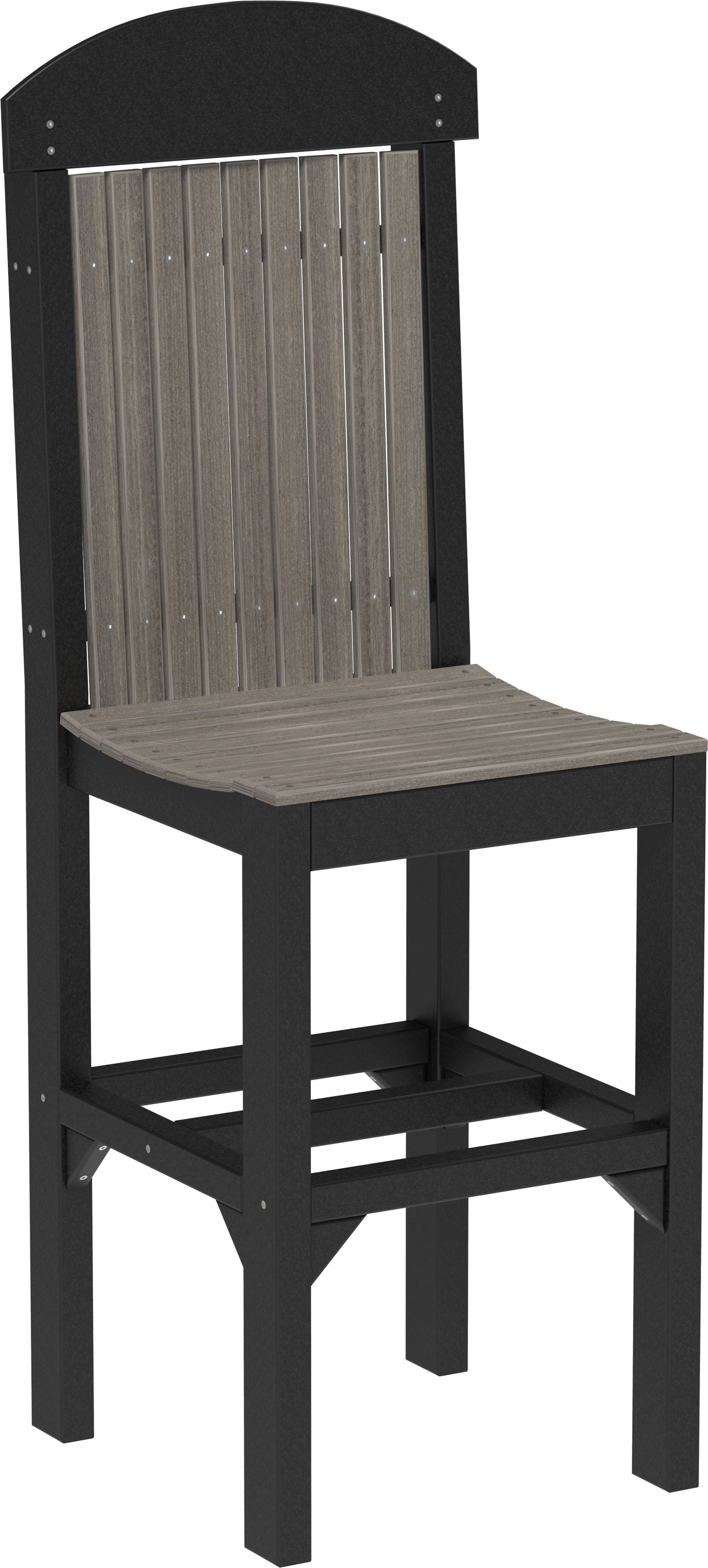 Classic Side Chair Coastal Gray & Black / Bar Height
