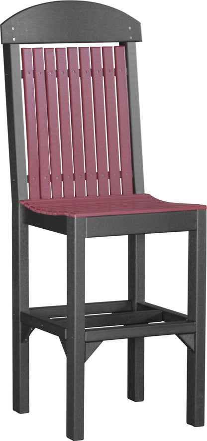 Classic Side Chair Cherrywood & Black / Bar Height