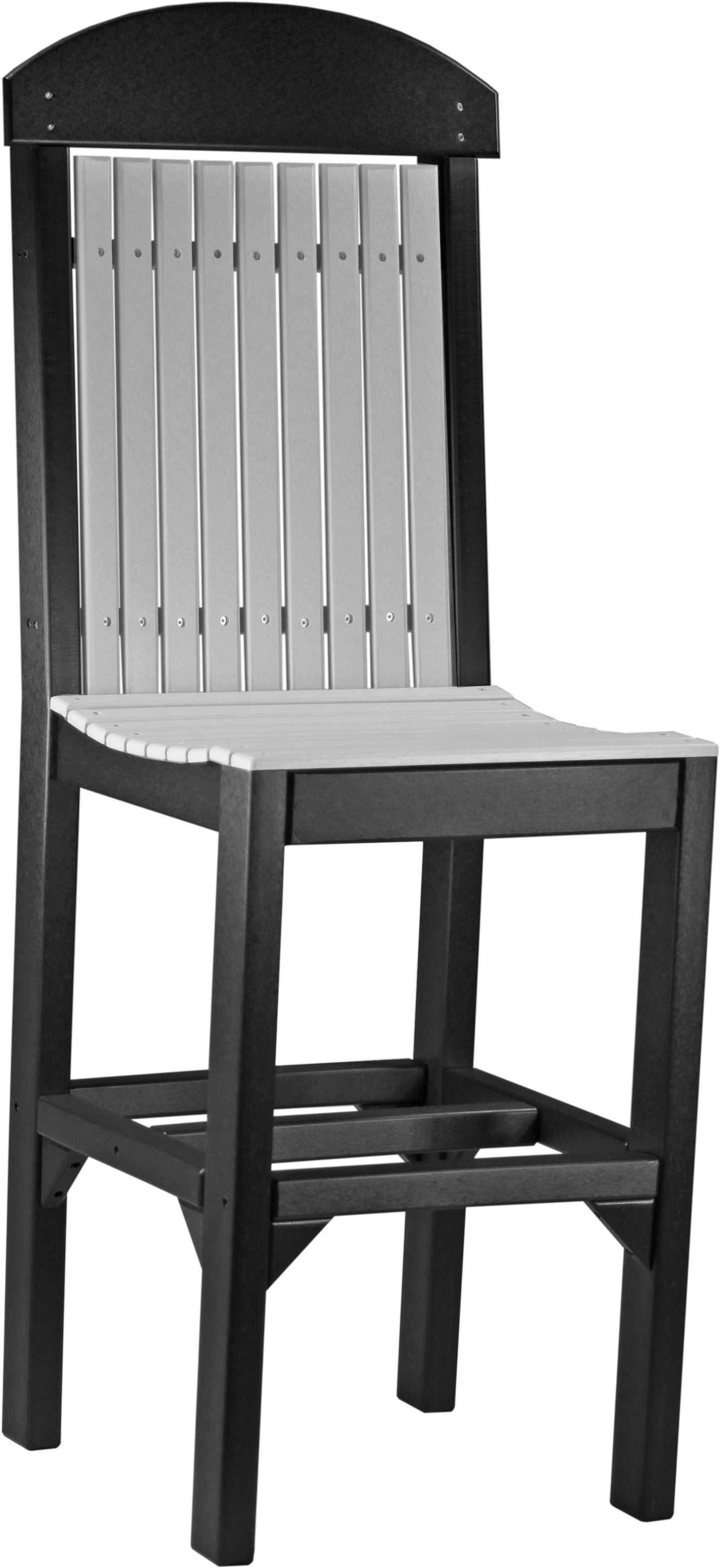 Classic Side Chair Dove Gray & Black / Bar Height