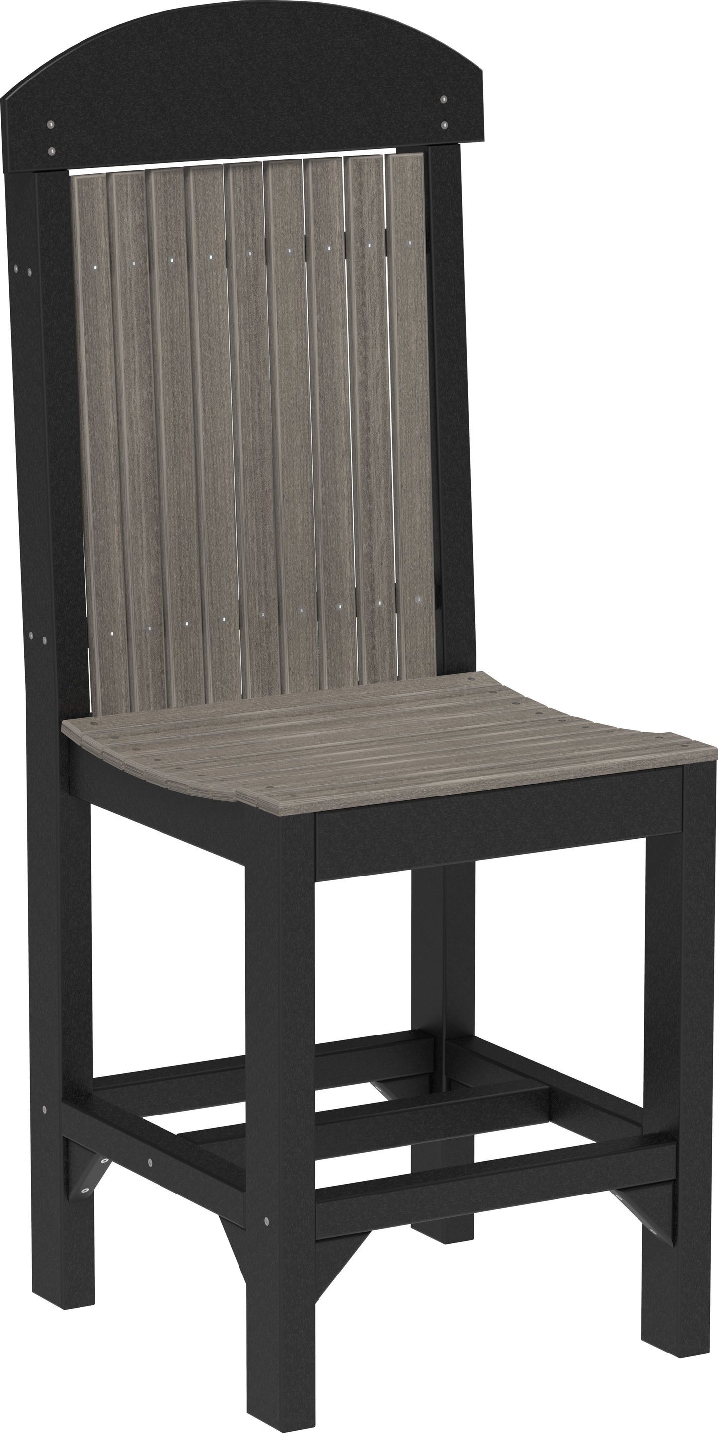 Classic Side Chair Coastal Gray & Black / Counter Height