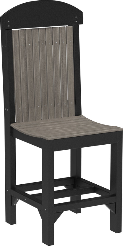 Classic Side Chair Coastal Gray & Black / Counter Height
