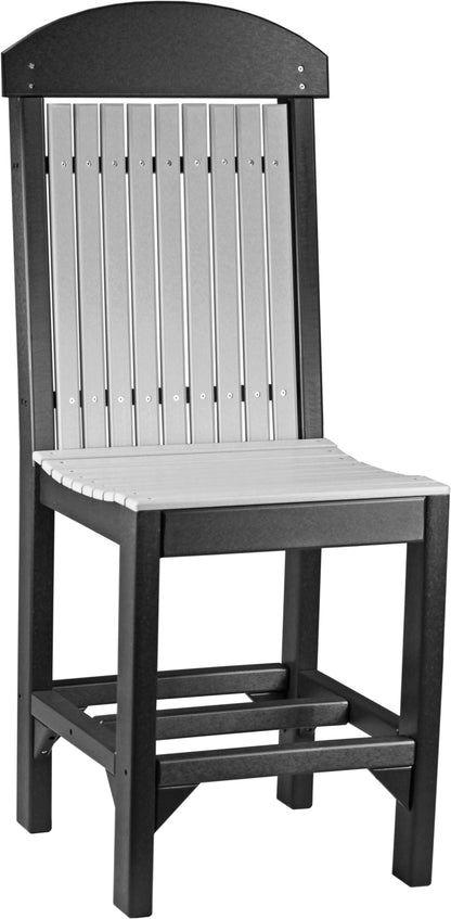 Classic Side Chair Dove Gray & Black / Counter Height