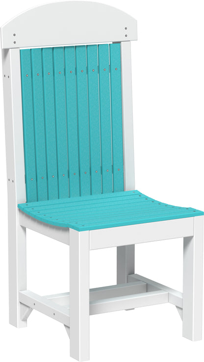 Classic Side Chair Aruba Blue & White / Dining Height