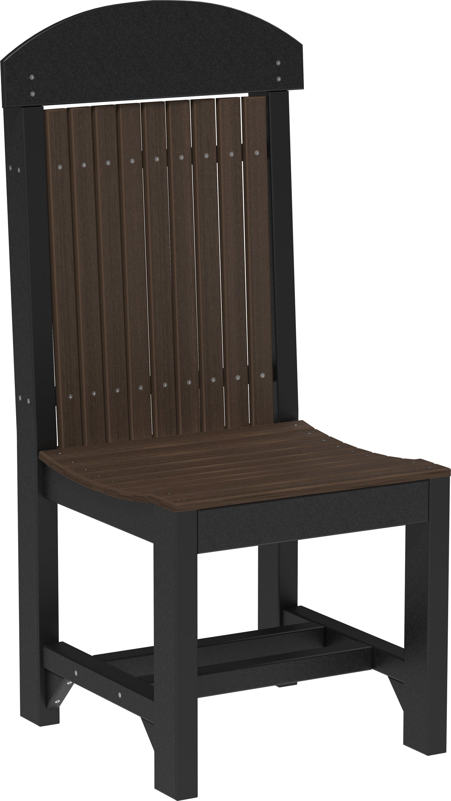 Classic Side Chair Brazilian Walnut & Black / Dining Height