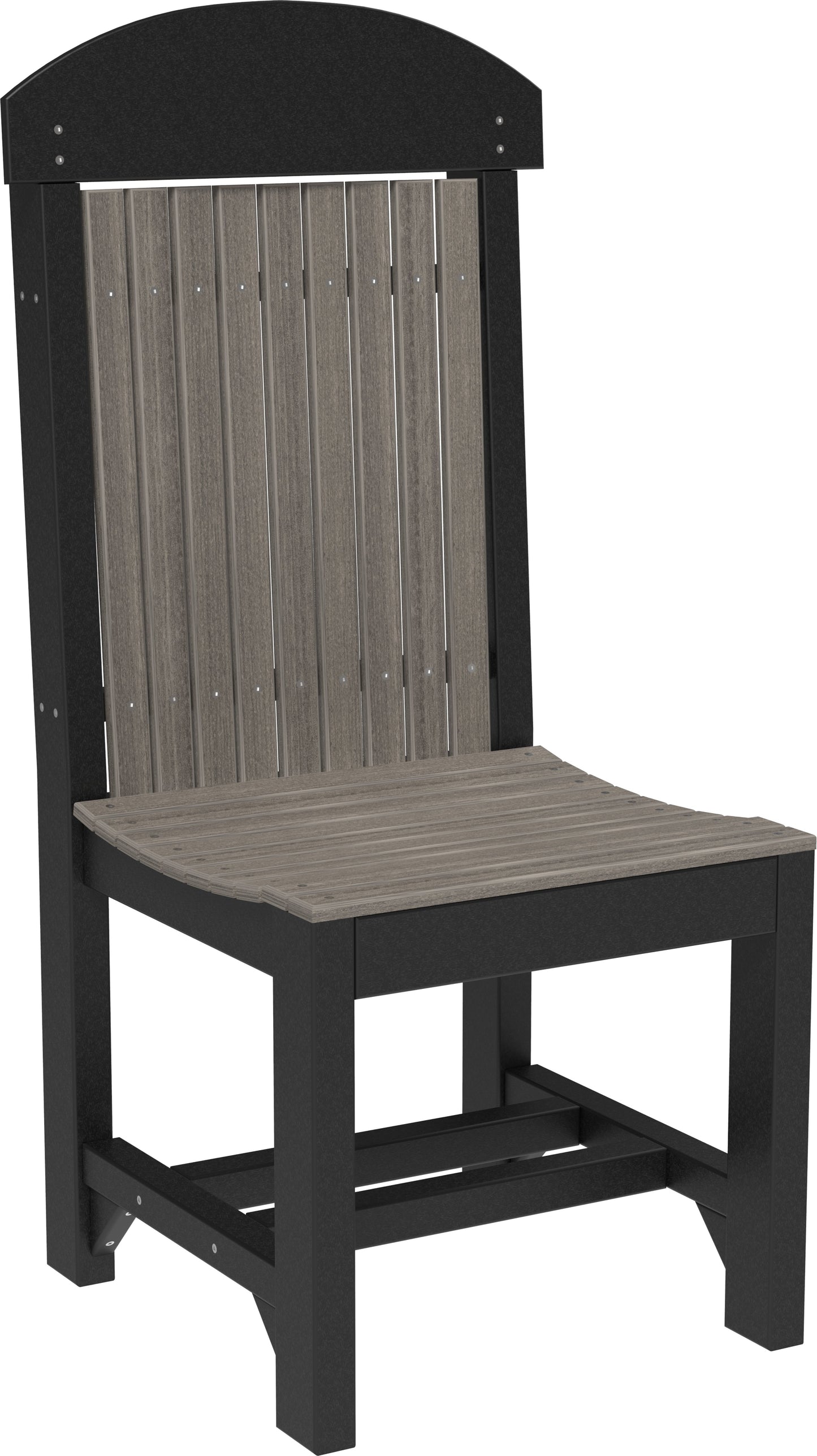 Classic Side Chair Coastal Gray & Black / Dining Height