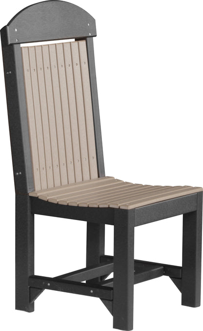 Classic Side Chair Weatherwood & Black / Dining Height