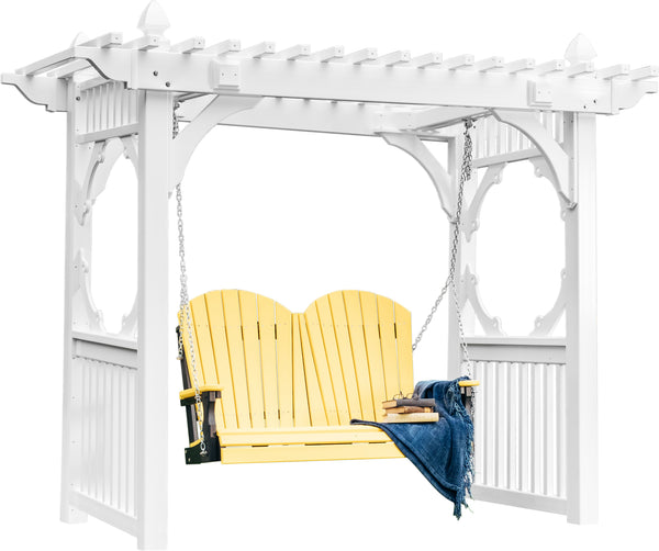 Classic Vinyl Swing Stand White