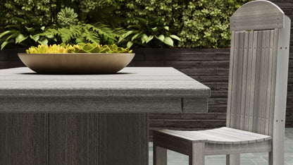 Classic Side Chair Coastal Gray & Black / Dining Height