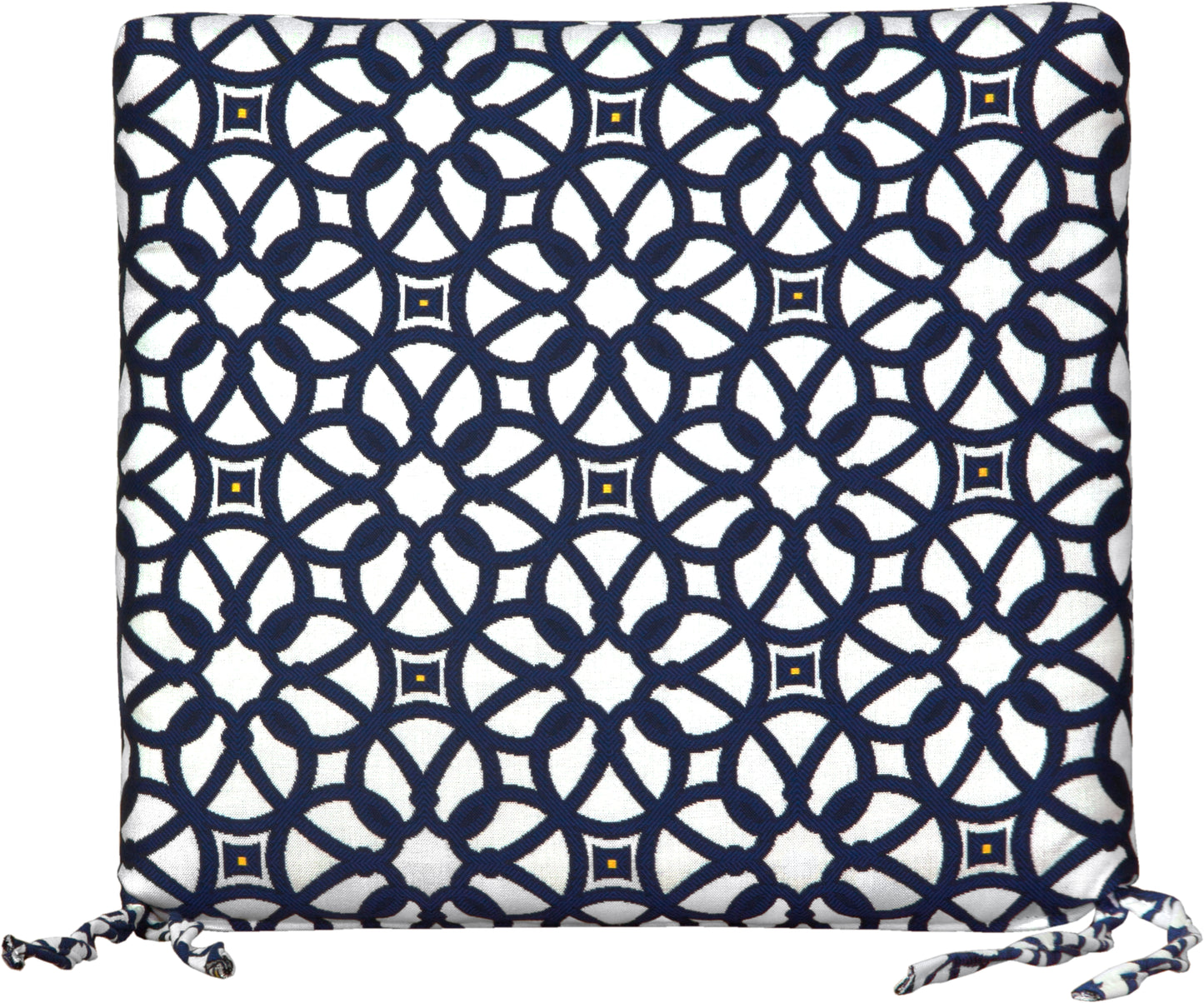 Dining Chair Seat Cushion Luxe Indigo