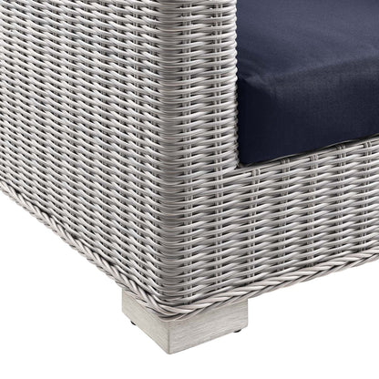 Conway 5-Piece Outdoor Patio Wicker Rattan Furniture Set by Modway