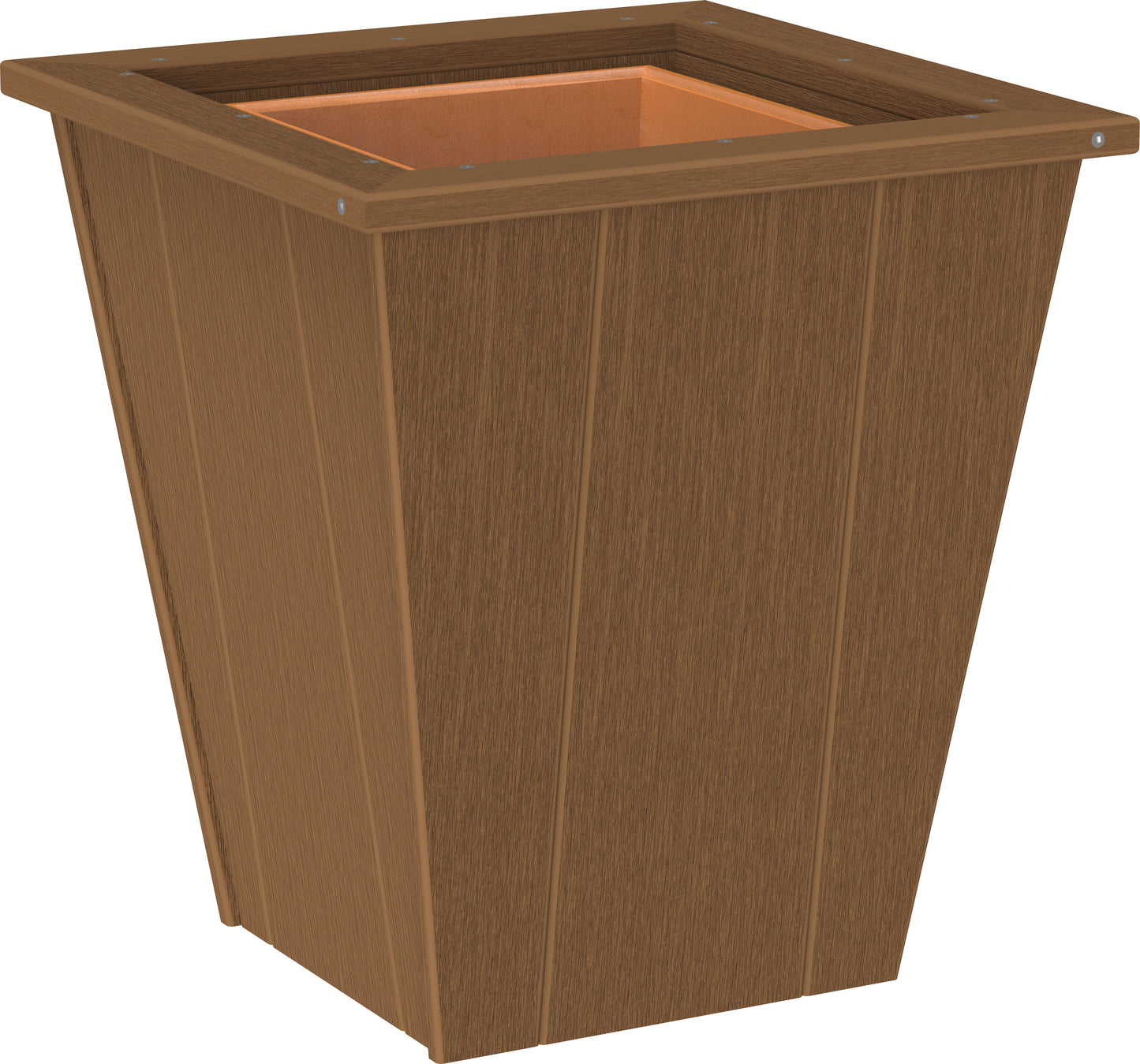 Elite Planter (18") Antique Mahogany