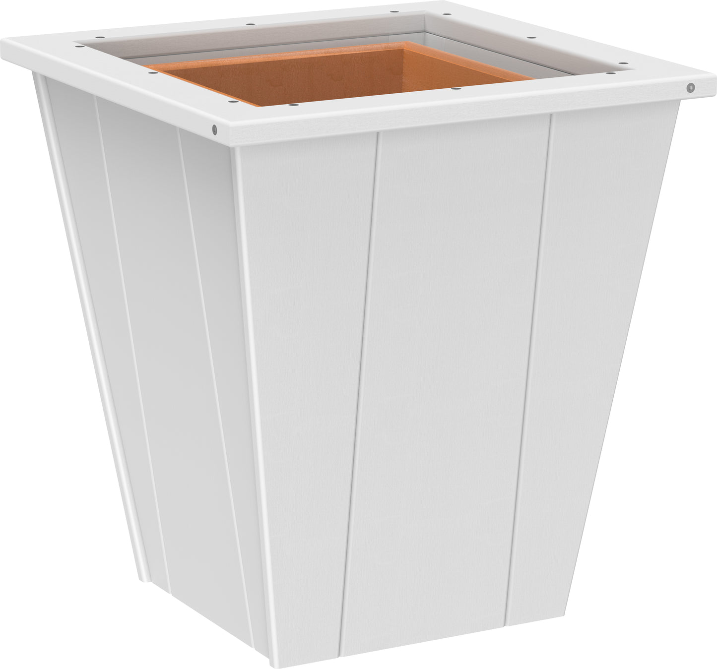 Elite Planter (18") White